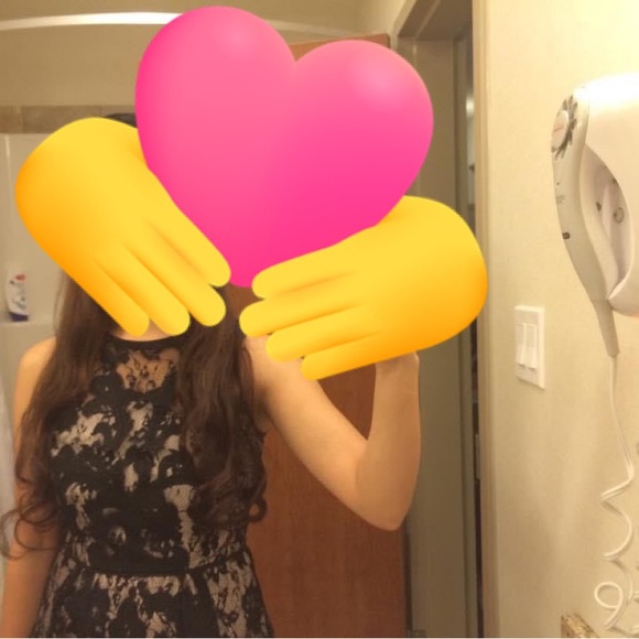 Black Temperance Dress XS with Appliqués and Beadwork and a Champagne Lining - Picture 8 of 8